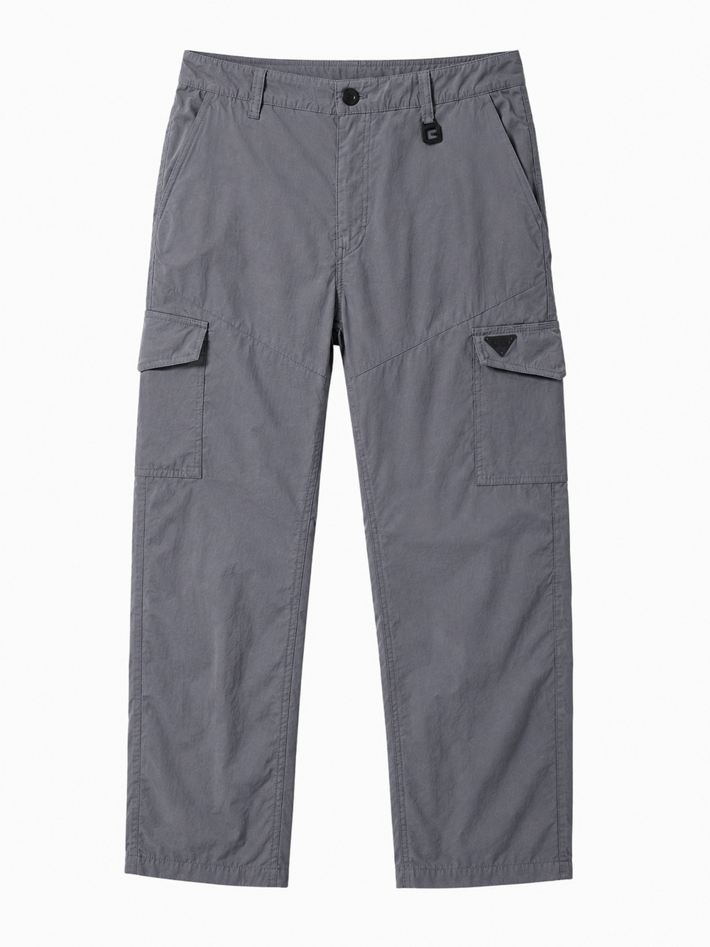 Men's Gray Cargo Pants - Classic Utility Style